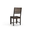 Pemberly Row Solid Wood Dining Chairs (Set of 2) in Dark Brown