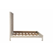 Pemberly Row Traditional Floral Carved Solid Wood King Bed in White