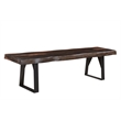 Pemberly Row 6-piece Upholstered Solid Wood Dining Set in Dark Brown