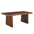 Pemberly Row 7-piece Upholstered Solid Wood Dining Set in Dark Brown