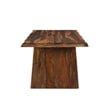 Pemberly Row 7-piece Upholstered Solid Wood Dining Set in Dark Brown