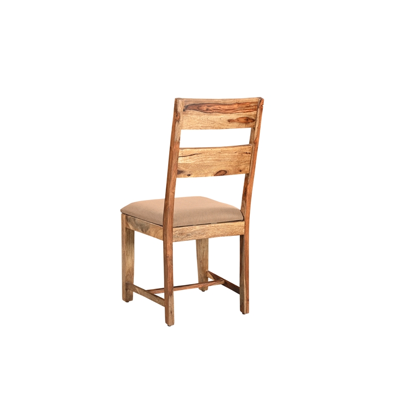 Pemberly Row 9-piece Upholstered Solid Wood Dining Set in Brown