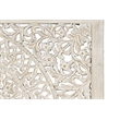 Pemberly Row 3-piece Floral Carved Solid Wood Bedroom Set in White