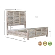 Pemberly Row 3-piece Solid Wood Bedroom Set in White Multicolor
