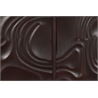 Pemberly Row 4-Door Carved Solid Wood Sideboard in Dark Brown