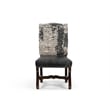 Pemberly Row 7-piece Live Edge Solid Wood Dining Set in Brown