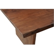 Pemberly Row 11-piece Live Edge Solid Wood Dining Set in Dark Brown