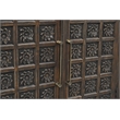 Pemberly Row 6-drawer 6-Door Carved Solid Wood Sideboard in Brown
