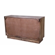 Pemberly Row Carved and Handcrafted Solid Wood Dresser with 6 Drawers in Brown