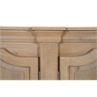 Pemberly Row Wood Sideboard with 6 Arched Doors Natural Brown Storage Cabinet