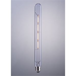 Pemberly Row Contemporary Aluminum 4W 30x300mm LED Light Bulb Clear