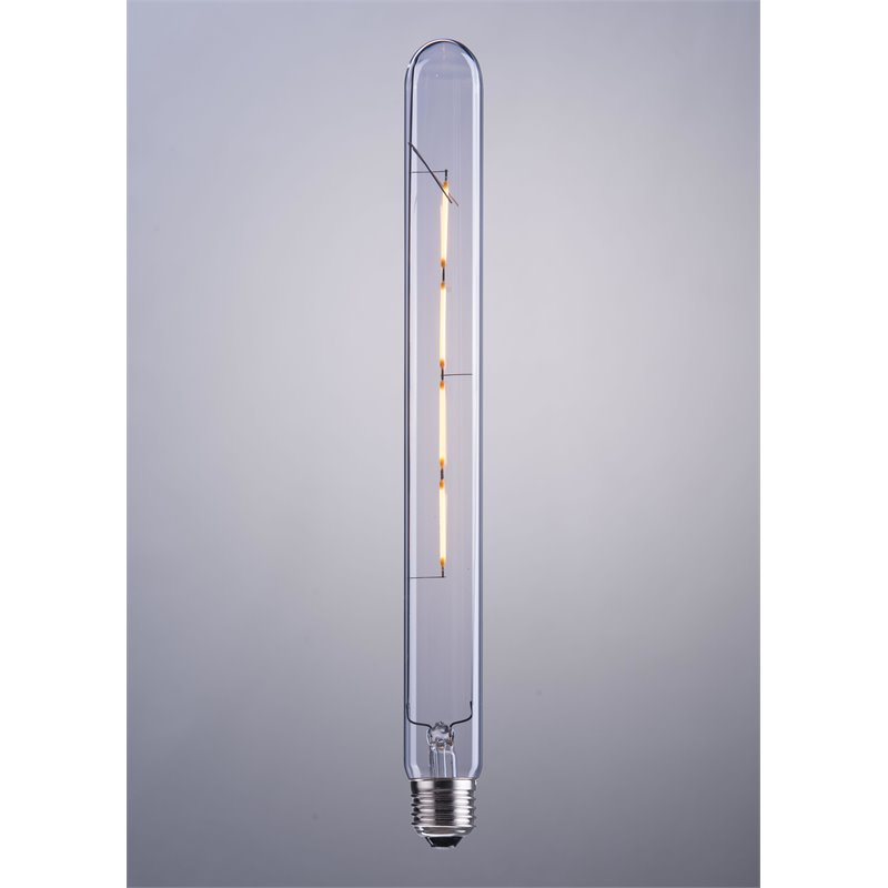 Pemberly Row Contemporary Aluminum 4W 30x300mm LED Light Bulb Clear