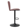 Pemberly Row Modern / Contemporary Engineered Wood Barstool Brown