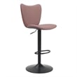 Pemberly Row Modern / Contemporary Engineered Wood Barstool Brown