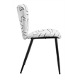Pemberly Row Contemporary Engineered Wood Dining Chair White