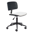 Pemberly Row Contemporary Engineered Wood Office Chair White & Black