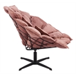 Pemberly Row Modern / Contemporary Engineered Wood Accent Chair Pink