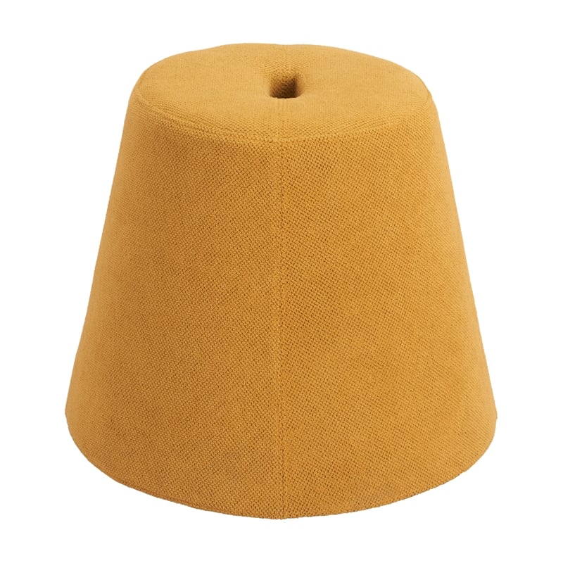 Pemberly Row Contemporary Assembled Engineered Wood Ottoman Yellow