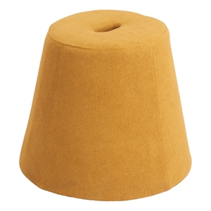 Pemberly Row Contemporary Assembled Engineered Wood Ottoman Yellow