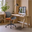 Pemberly Row Contemporary Office Low Back Office Chair Black