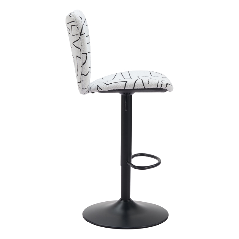Pemberly Row Modern / Contemporary Engineered Wood Barstool White