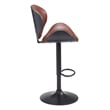 Pemberly Row Modern / Contemporary Engineered Wood Barstool Brown