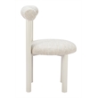 Pemberly Row Contemporary Aluminum Ceres Outdoor Dining Chair Beige