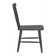 Pemberly Row Contemporary Aluminum Outdoor Dining Chair Black