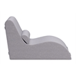 Pemberly Row Modern / Contemporary Fabric Outdoor Lounge Chair Gray