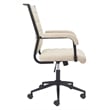 Pemberly Row Contemporary Engineered Wood Office Chair Beige