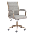 Pemberly Row Modern / Contemporary Engineered Wood Office Chair Gray