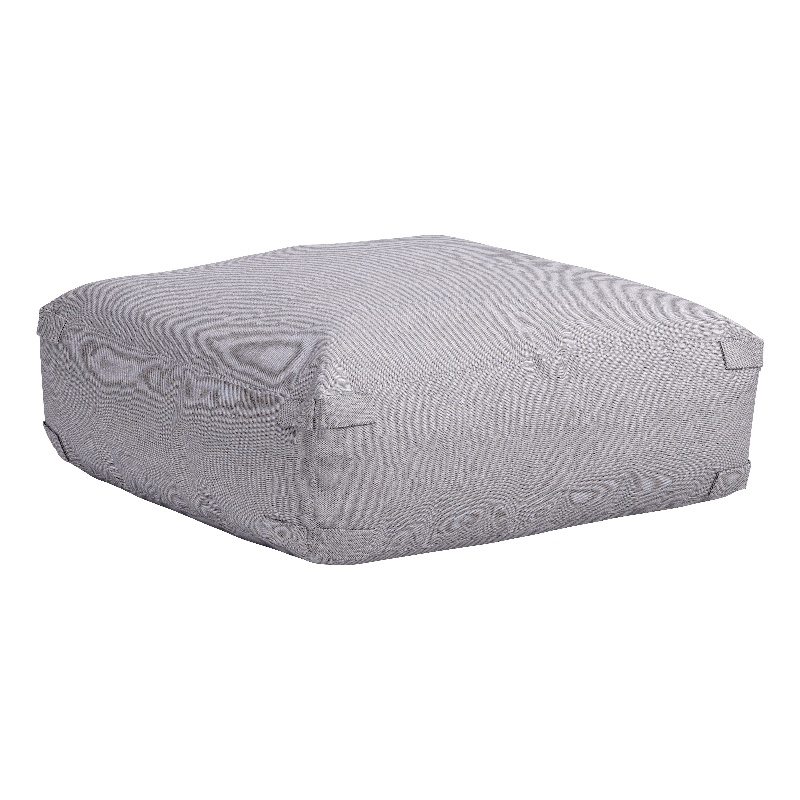 Pemberly Row Modern / Contemporary Fabric Outdoor Ottoman Gray