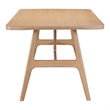 Pemberly Row Modern / Contemporary Wood Dining Table Natural