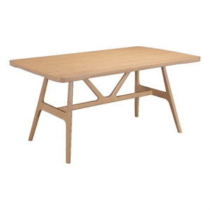 Pemberly Row Modern / Contemporary Wood Dining Table Natural