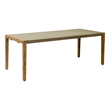 Pemberly Row Modern / Contemporary Wood Dining Table Gray Finish