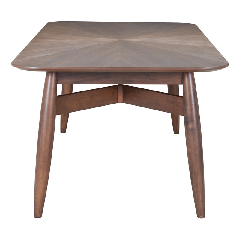 Pemberly Row Contemporary Wood Rectangular Dining Table Espresso