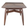 Pemberly Row Contemporary Wood Rectangular Dining Table Espresso