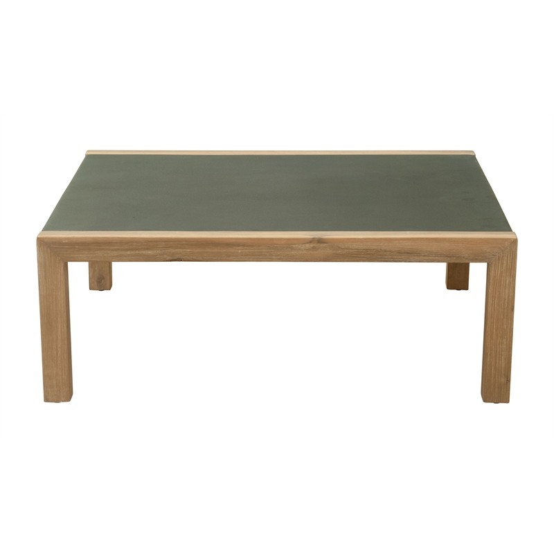 Pemberly Row Modern / Contemporary Wood Coffee Table Gray Finish