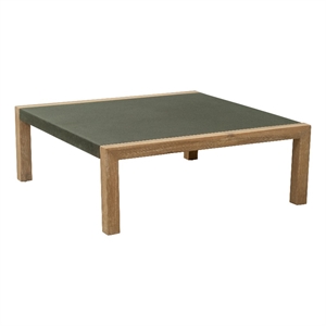 Pemberly Row Modern / Contemporary Wood Coffee Table Gray Finish