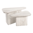 Pemberly Row Contemporary Coffee Table Set (2-Piece) Natural
