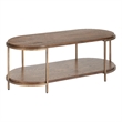 Pemberly Row Contemporary Engineered Wood Coffee Table Brown