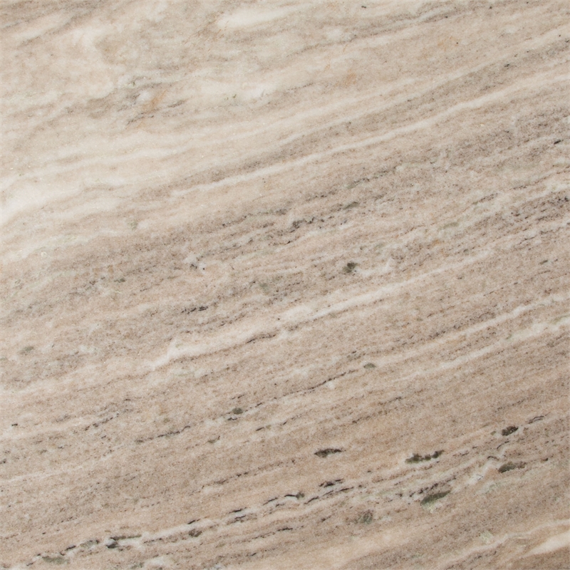 Pemberly Row Engineered Wood/Marble Top Round Coffee Table in Multi-Color