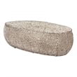 Pemberly Row Contemporary Assembled Aluminum Coffee Table Silver