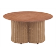 Pemberly Row Modern / Contemporary Fabric Coffee Table Natural