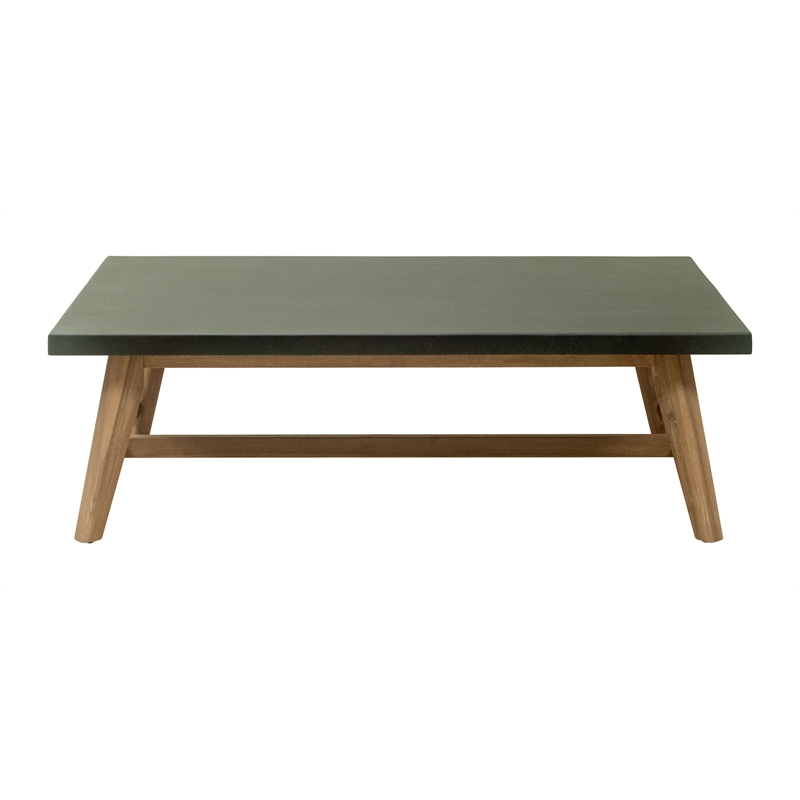 Pemberly Row Modern / Contemporary Wood Coffee Table Gray Finish