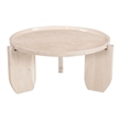 Pemberly Row Contemporary Engineered Wood Coffee Table Natural