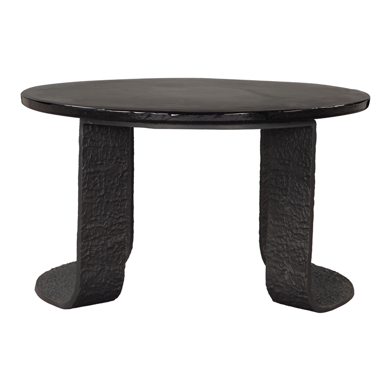 Pemberly Row Modern / Contemporary Aluminum Coffee Table Black