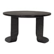 Pemberly Row Modern / Contemporary Aluminum Coffee Table Black