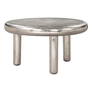 Pemberly Row Modern / Contemporary Metal Coffee Table Silver