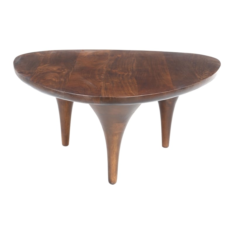 Pemberly Row Modern / Contemporary Wood Coffee Table Walnut Finish